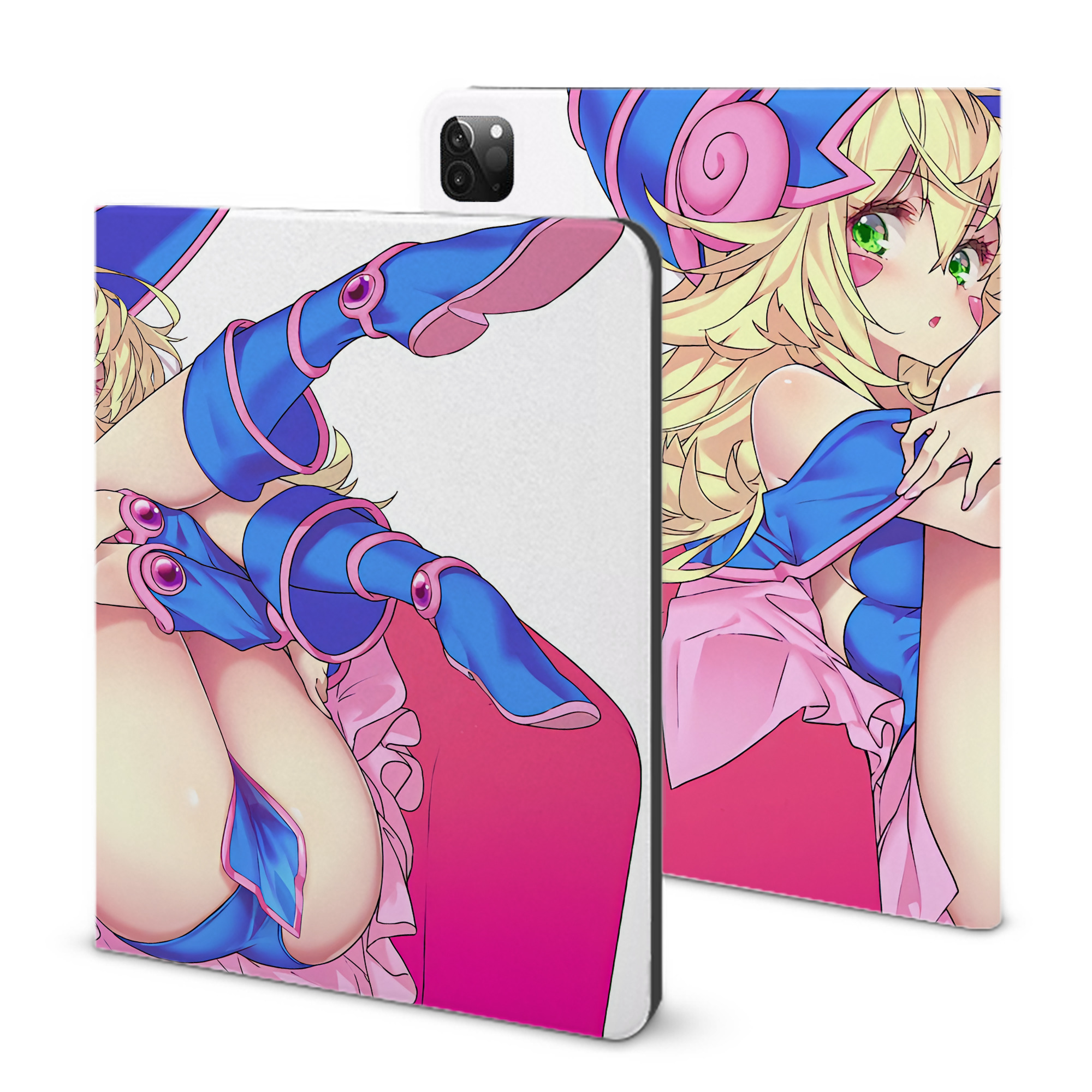 （画像用） 遊☆戯☆王 Yu-Gi-Oh! IPadケース ペンホルダー付き ブックスタイルデザイン